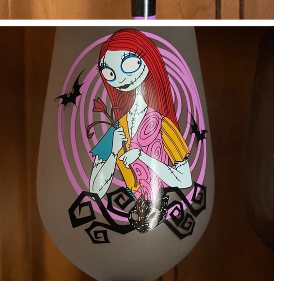 Jack & Sally wine glasses - Picture 4 of 8